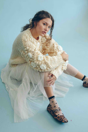 MIA TULLE SKIRT - MILK