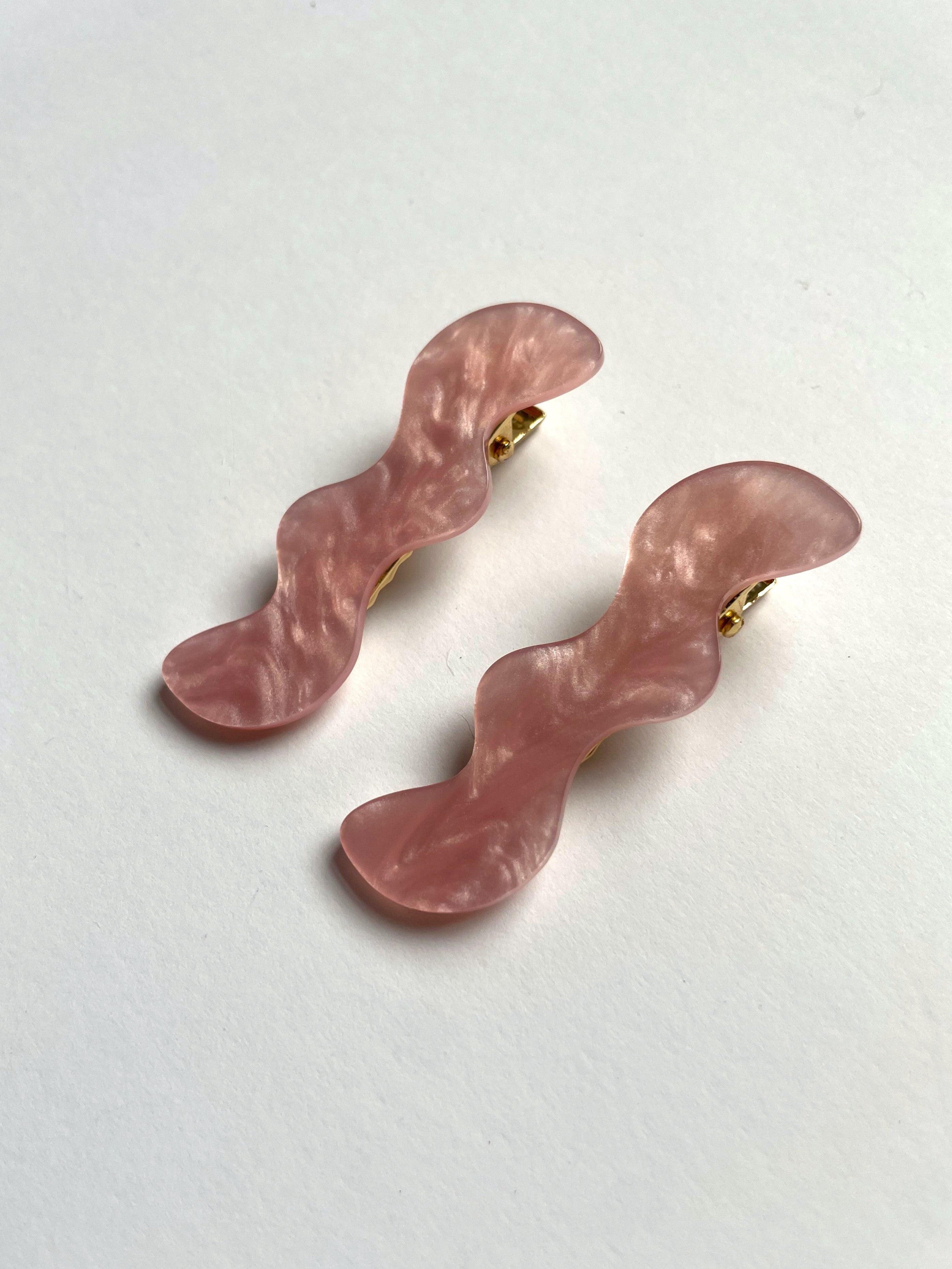 WAVE CLIPS - PEARLY PINK