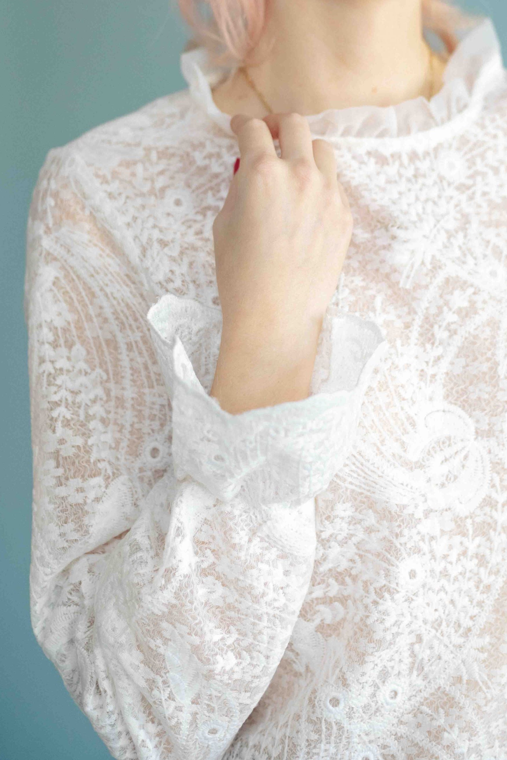 SHEER ROMANCE BLOUSE