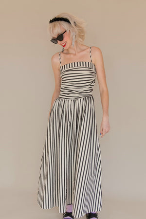 SEERSUCKER STRIPE DRESS