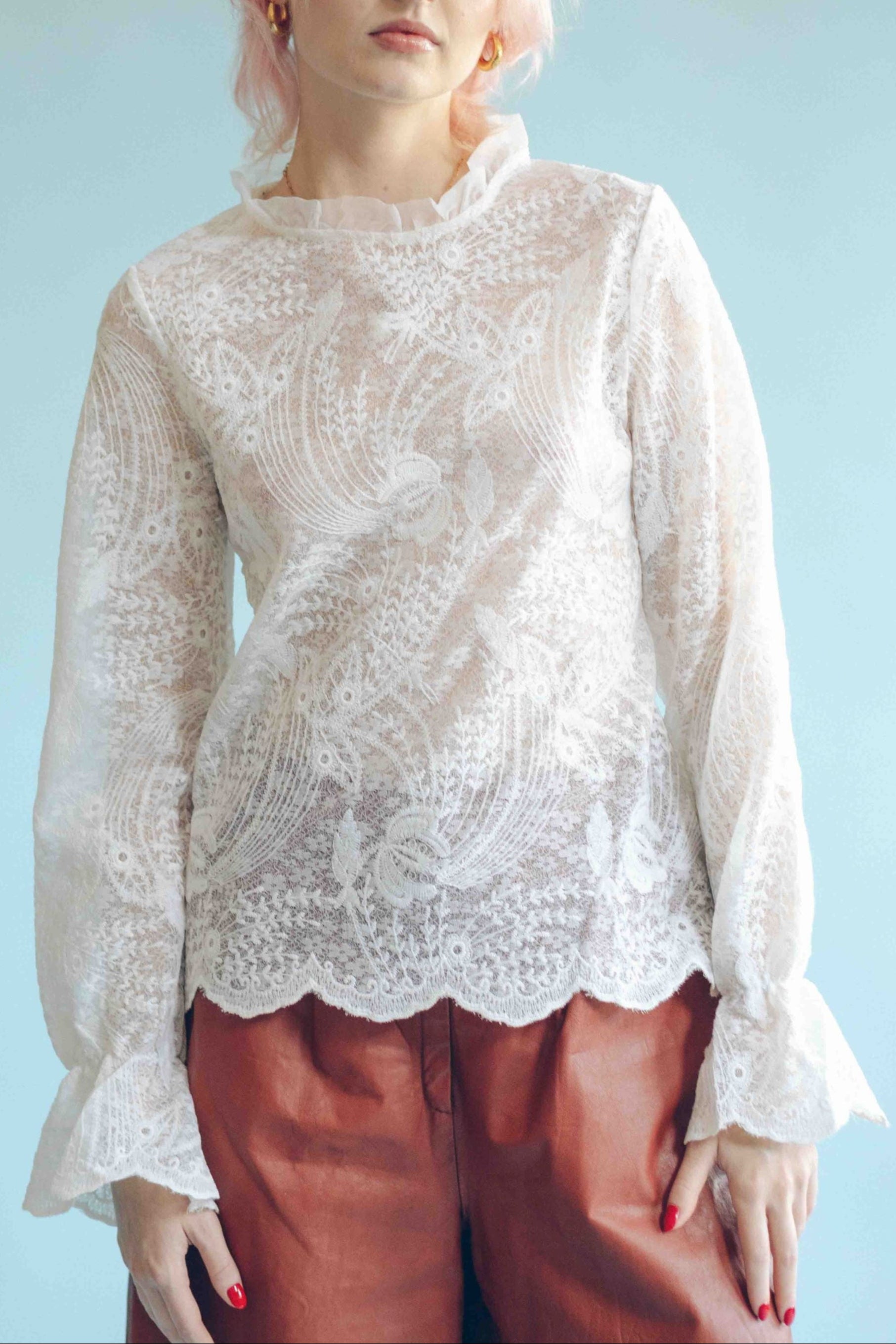 SHEER ROMANCE BLOUSE