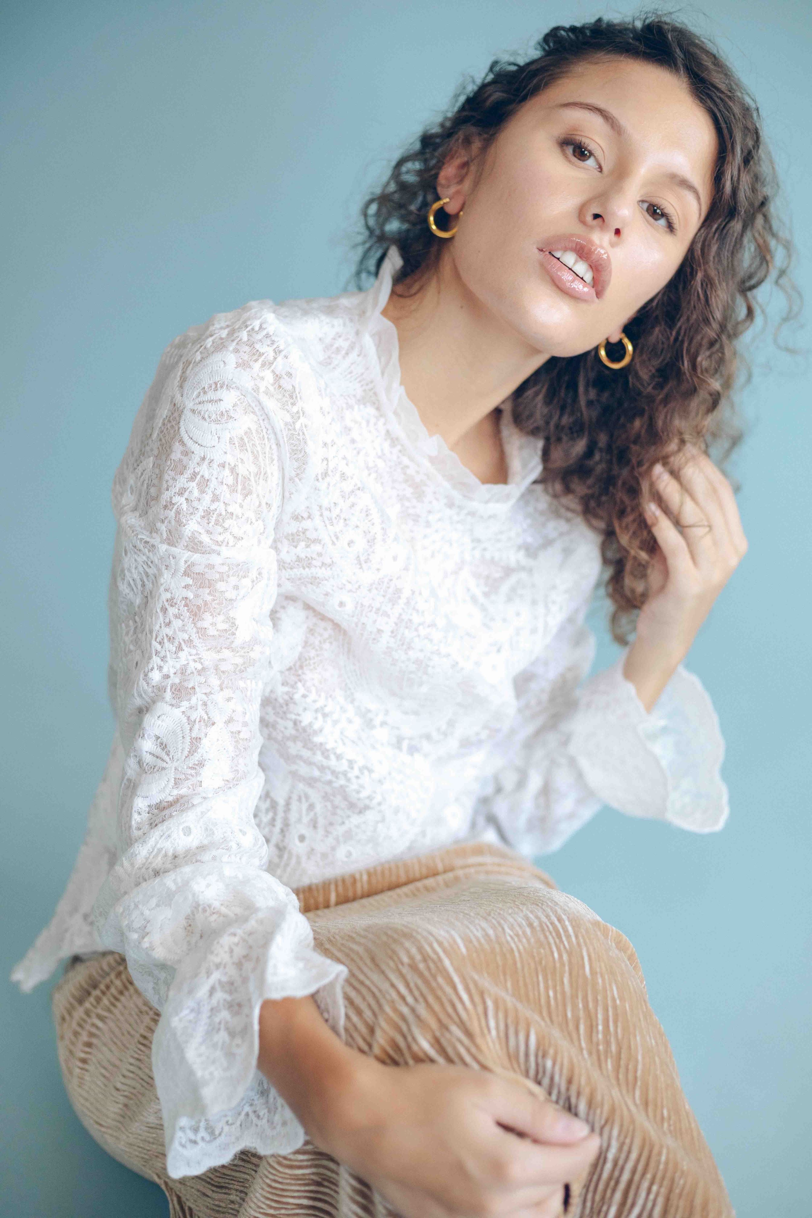 SHEER ROMANCE BLOUSE