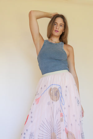 MIRO'S DREAMS SKIRT - BLUSH