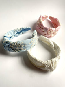 COTTON ANGLAISE KNOT BANDS