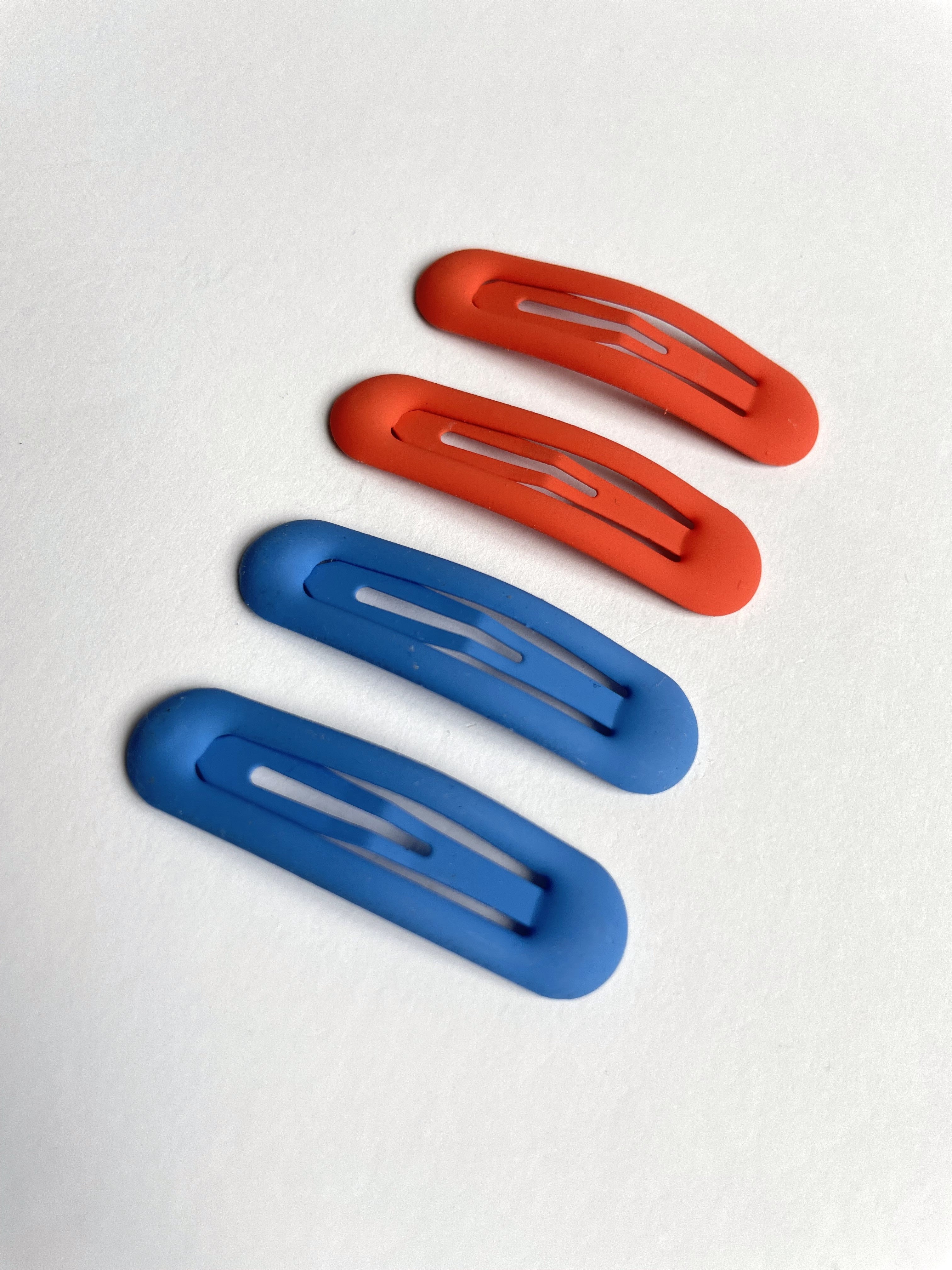 MINI SNAP SET - CHERRY & BLUE