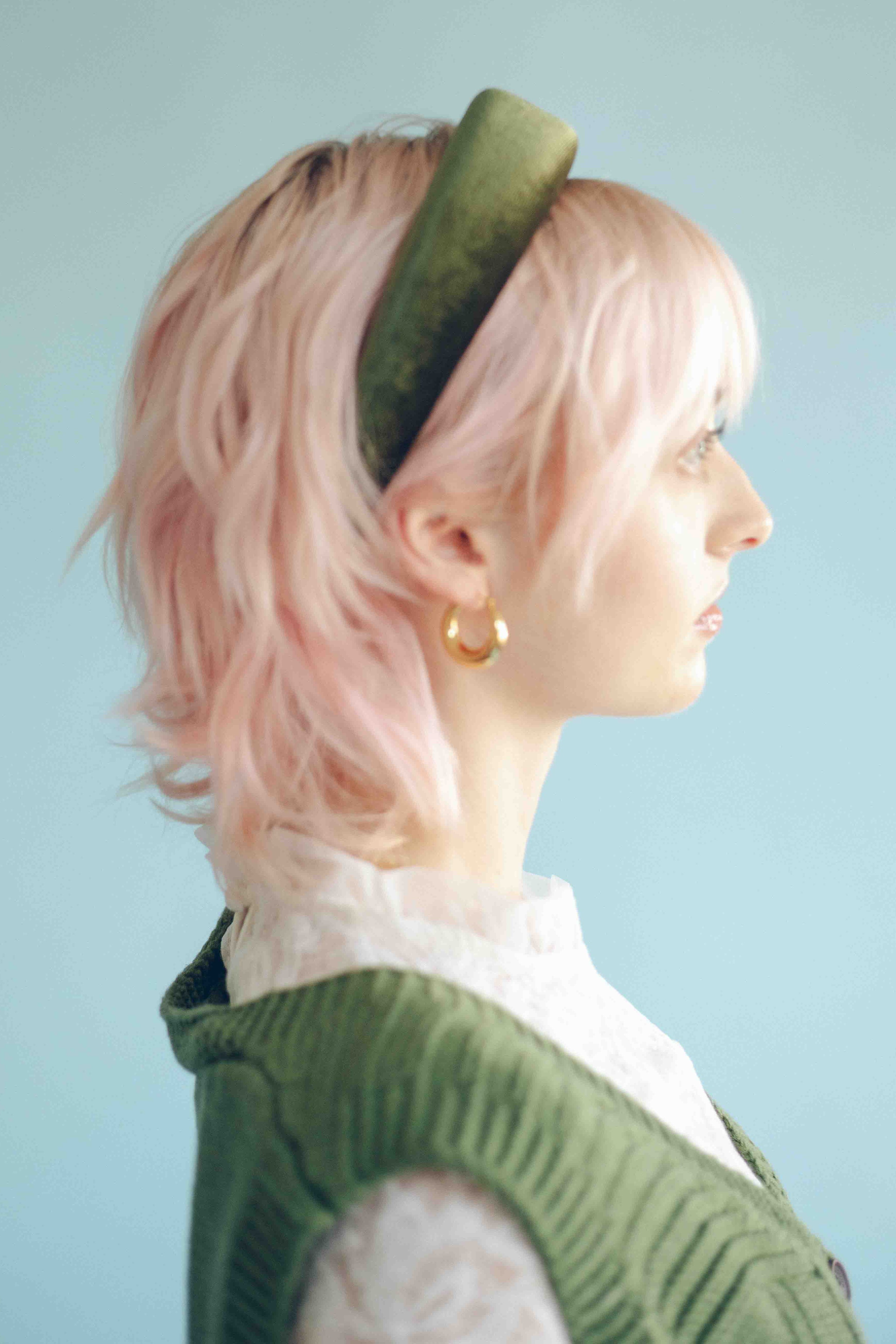 THE BRADY GOLD-PLATED CHUNKY HOOPS