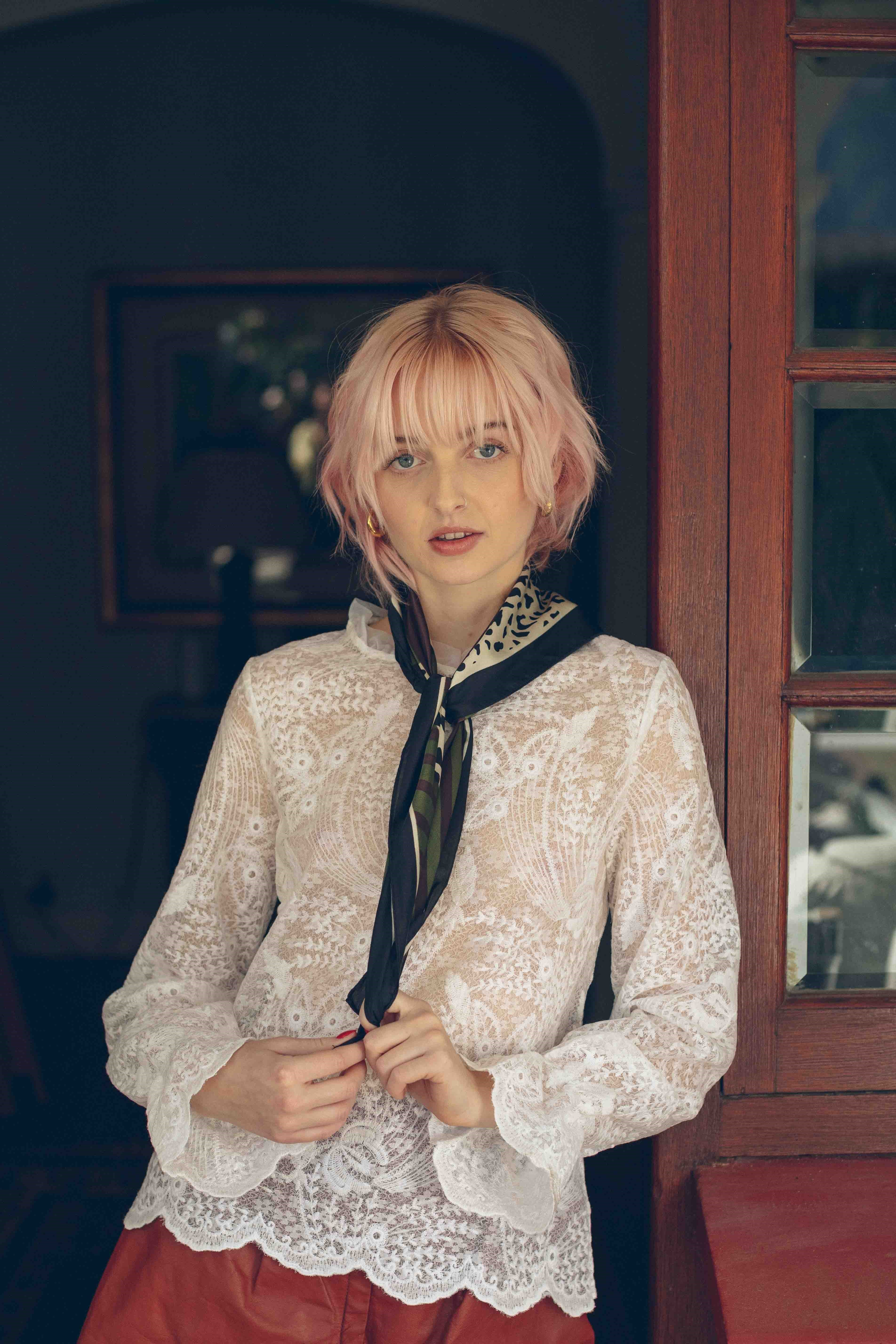 SHEER ROMANCE BLOUSE