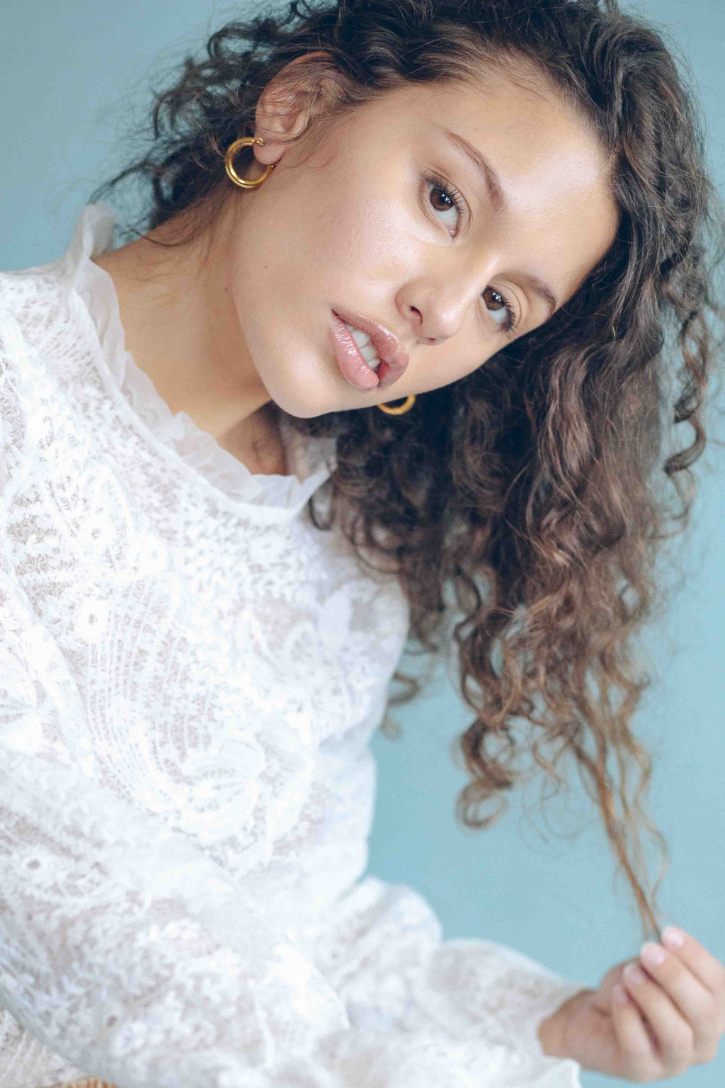 THE ELANA GOLD PLATED HOOPS