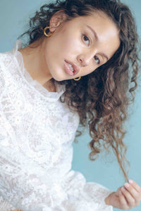 THE ELANA GOLD PLATED HOOPS