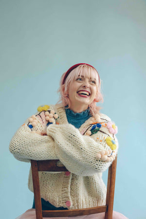 CHUNKY BLOSSOM CARDIGAN