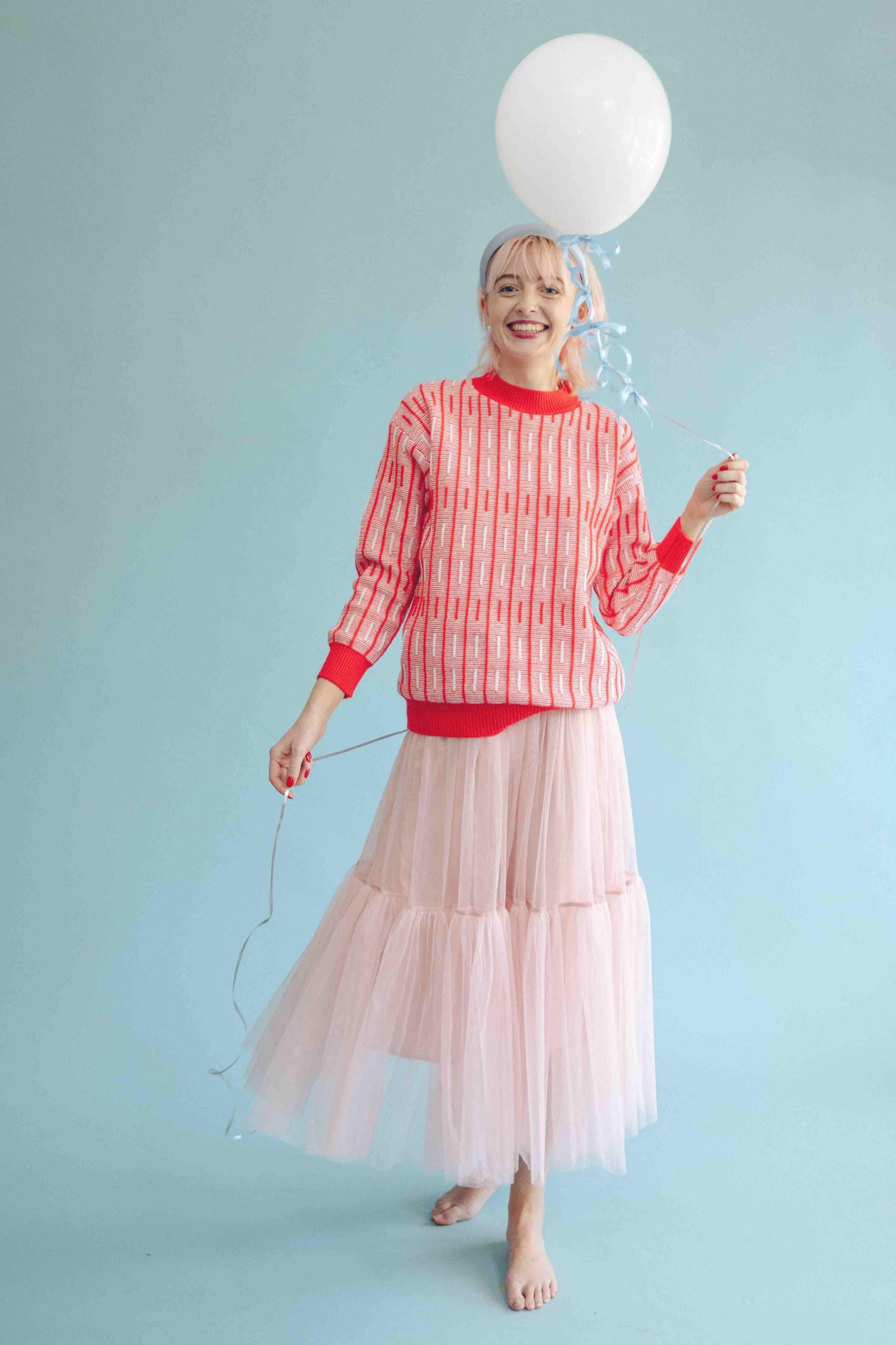 MIA TULLE SKIRT - ROSE