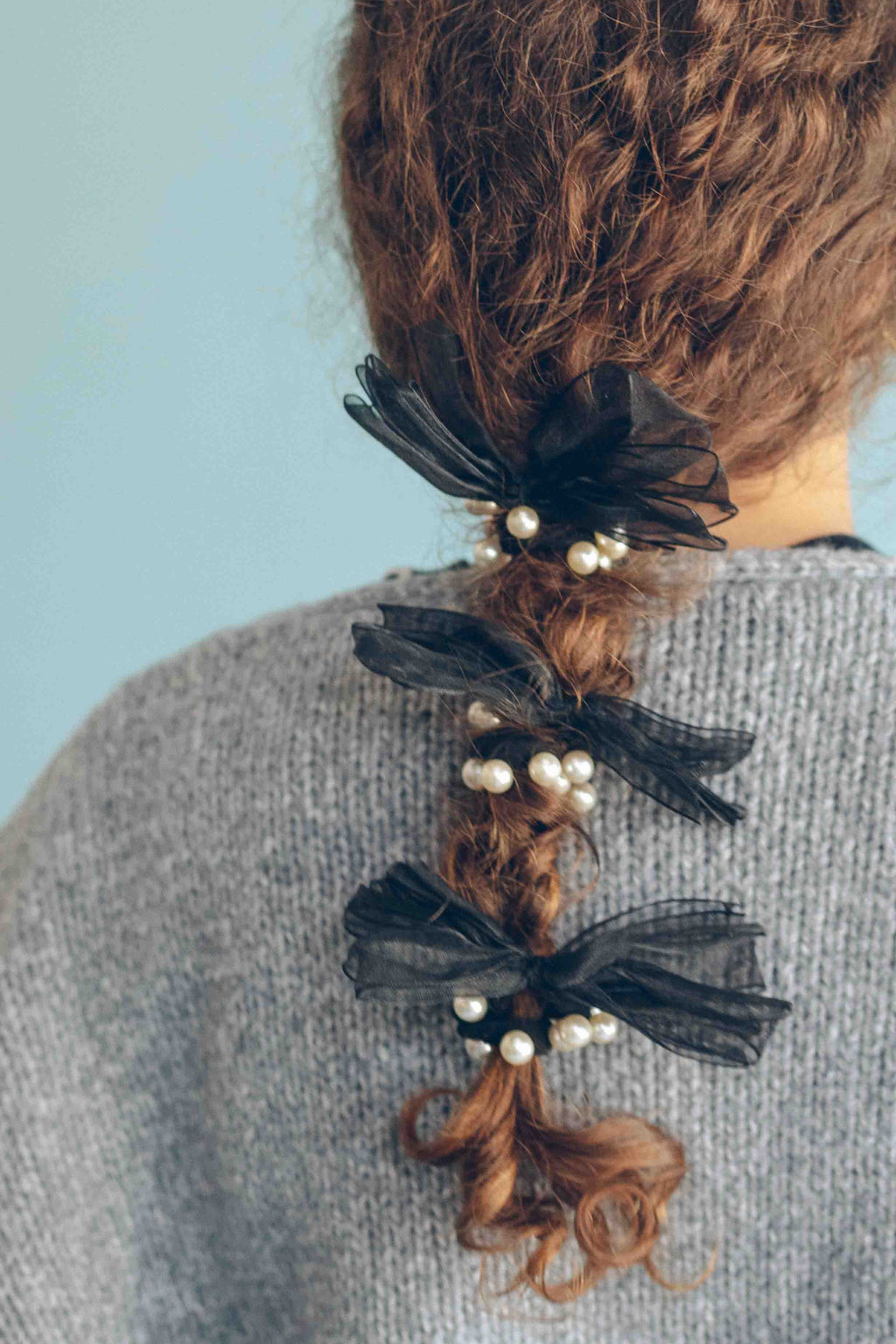 PEARL & ORGANZA BOW PONY