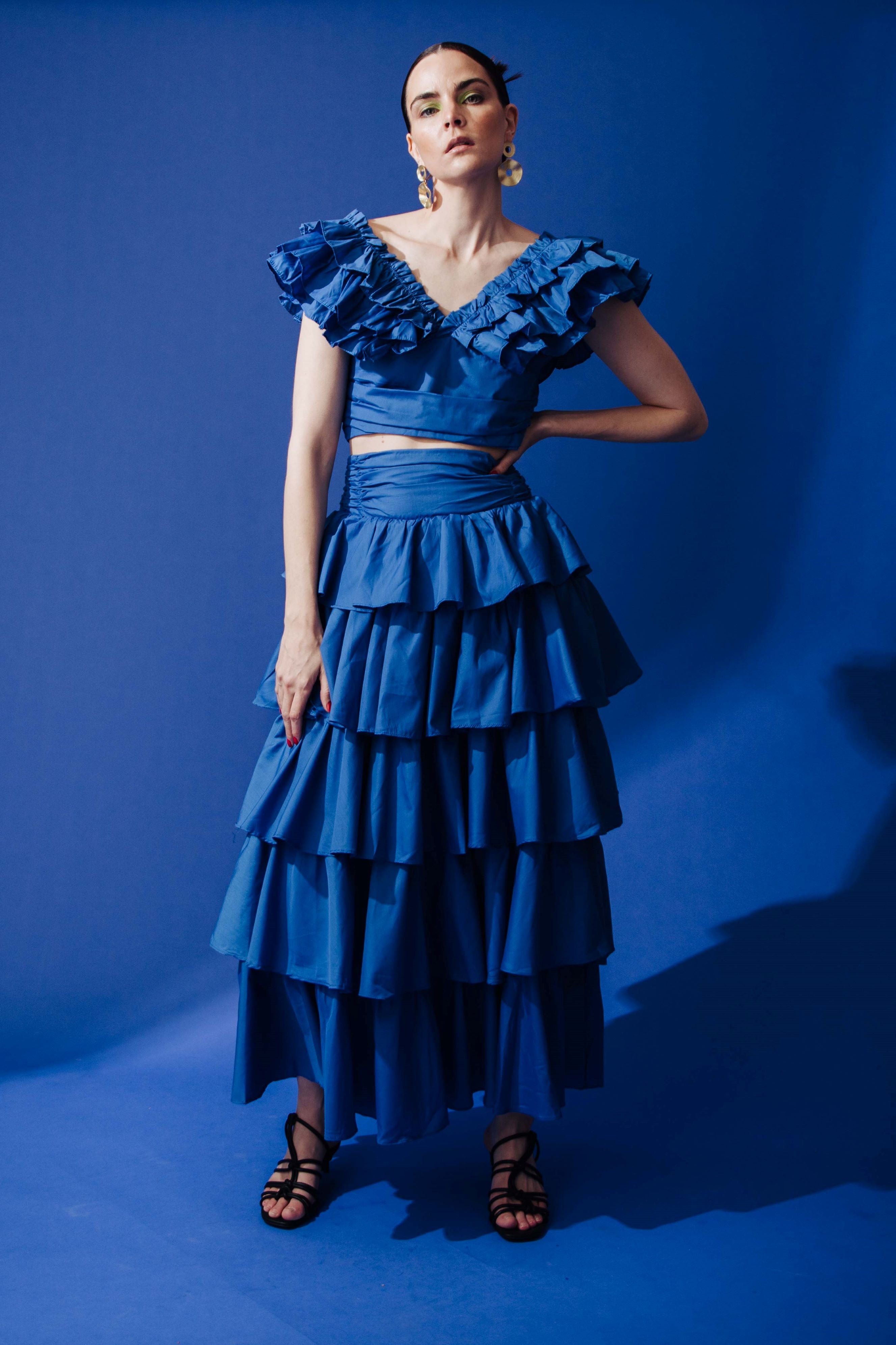 RUFFLE SKIRT SET
