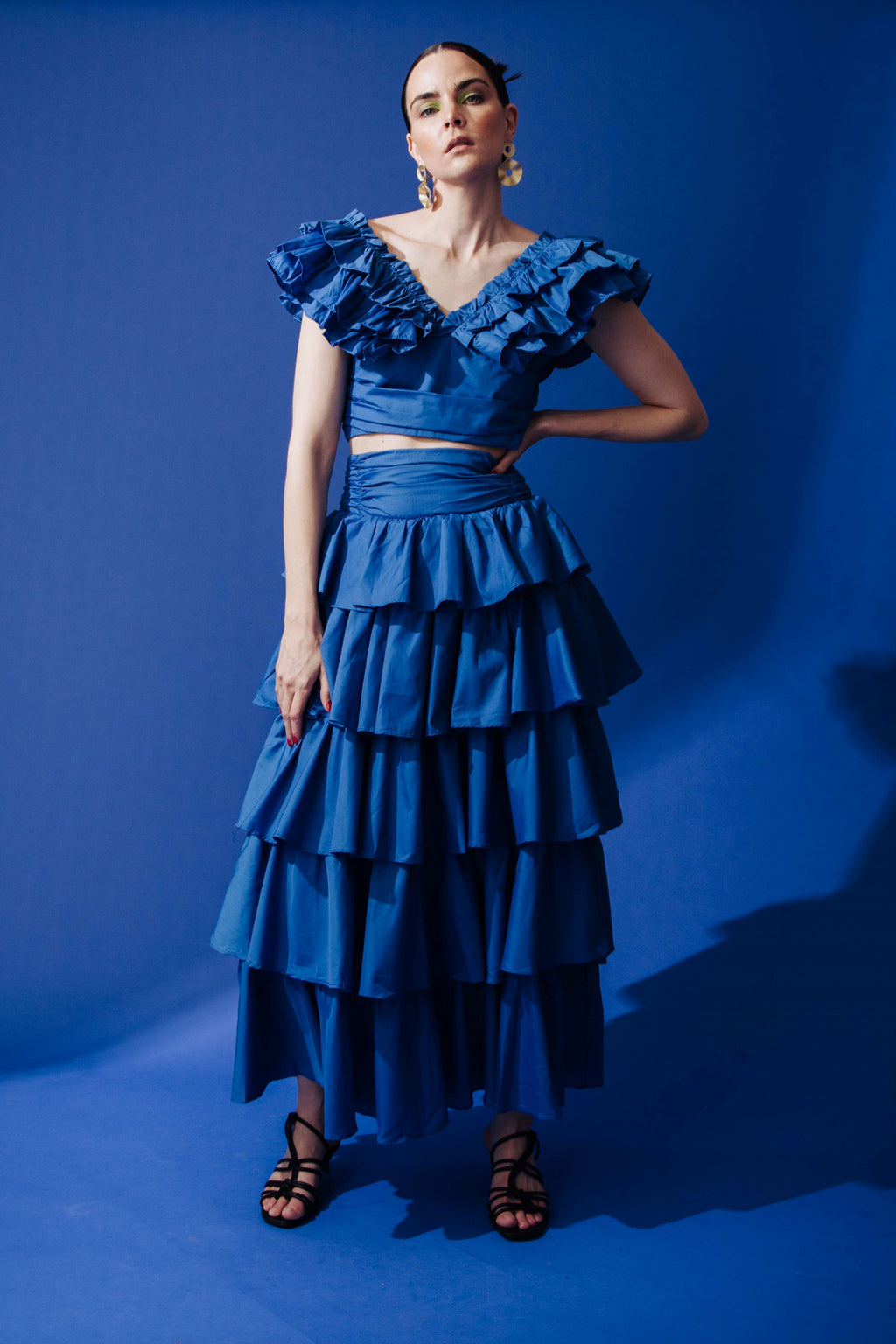 RUFFLE SKIRT SET
