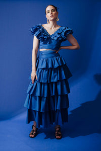 RUFFLE SKIRT SET