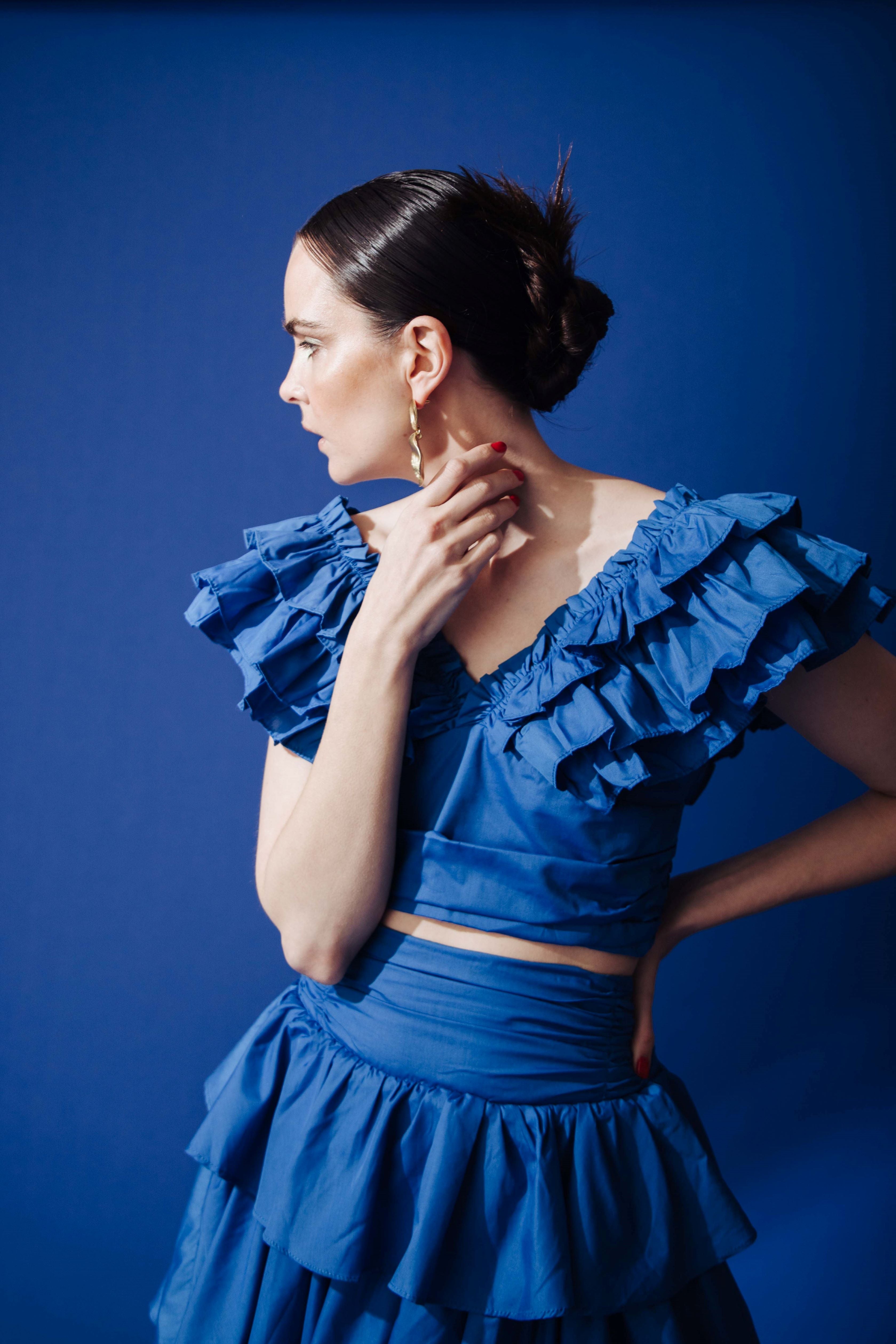 RUFFLE SKIRT SET