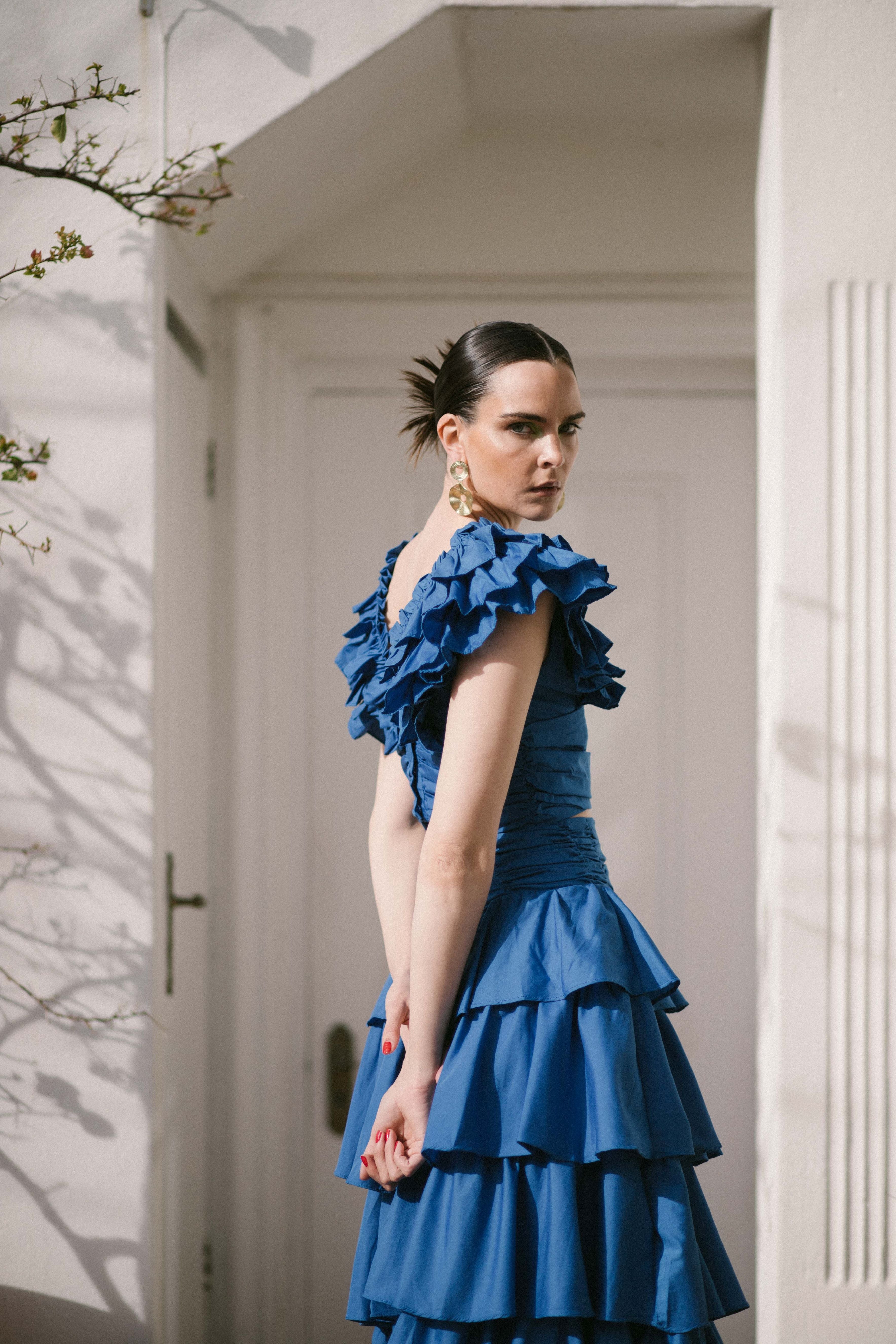 RUFFLE SKIRT SET