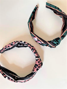 LEOPARD AND STRIPE KNOTTED BANDS