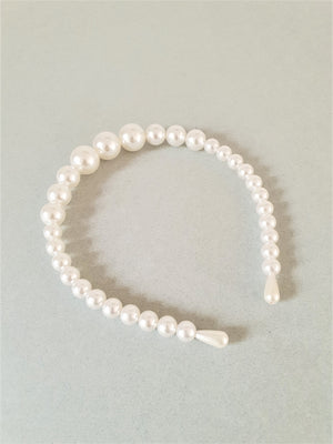 THE LILY PEARL ALICE BAND - LARGE