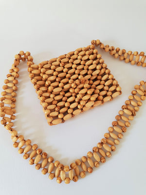 BEADED CROSS-BODY BAG