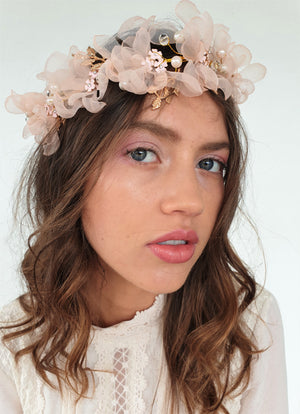 THE MADDISON SOFT FLORAL HAIRPIECE