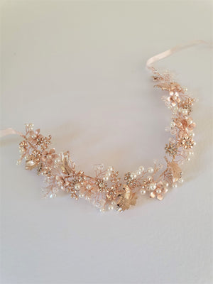 THE EDIE ROSE GOLD HAIR WREATH