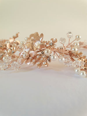 THE EDIE ROSE GOLD HAIR WREATH