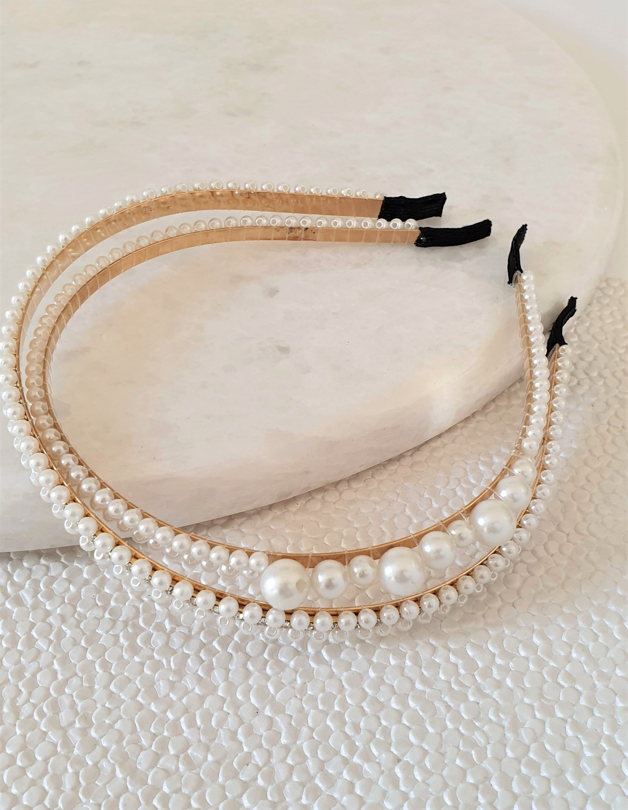 THE RITA PEARL HAIR BAND SET