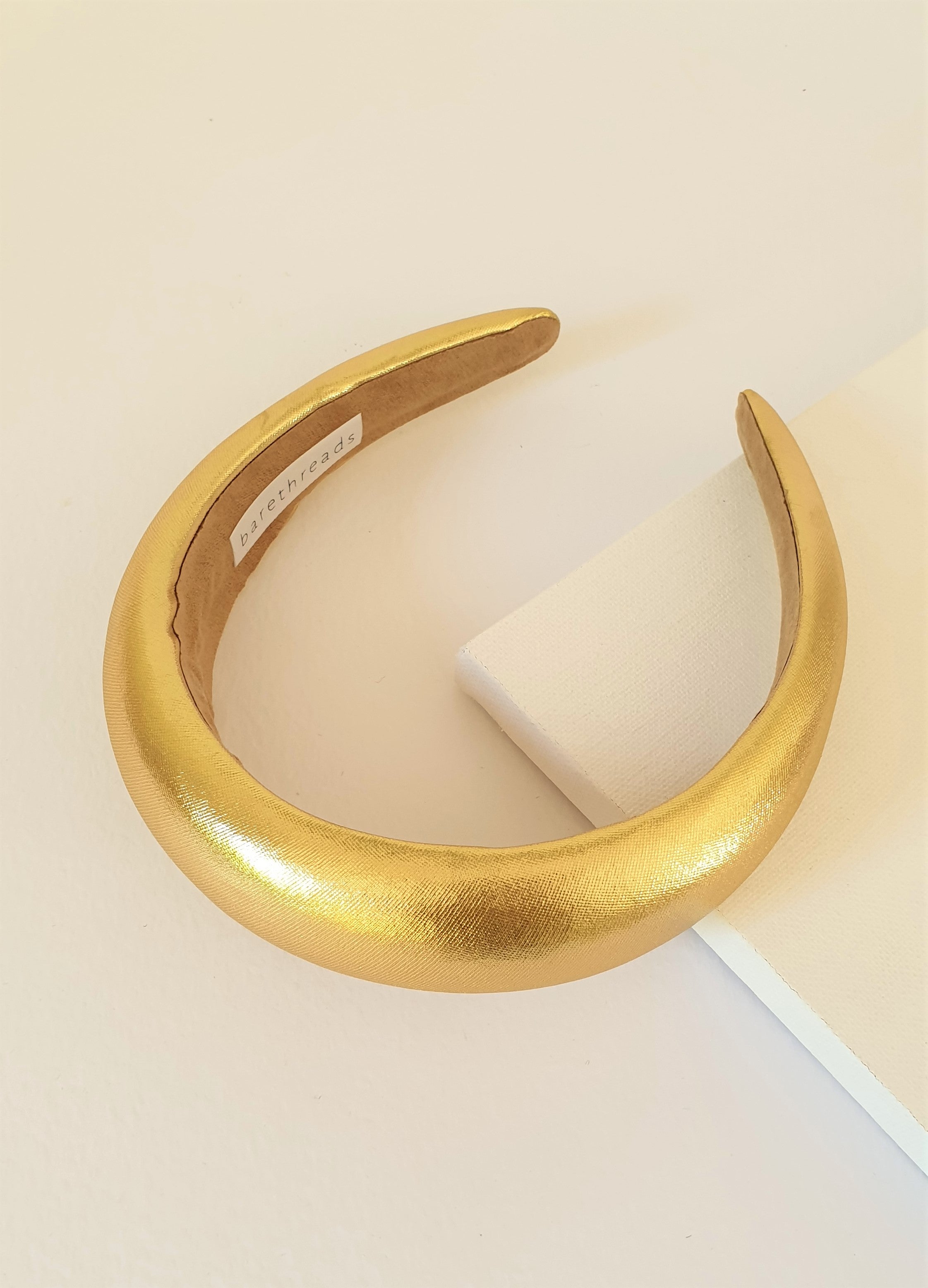 THE FRANCINE GOLD PADDED BAND