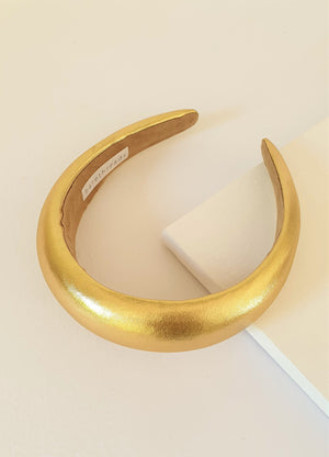 THE FRANCINE GOLD PADDED BAND