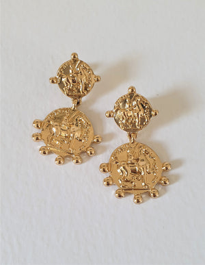 THE VALERIA COIN EARRINGS