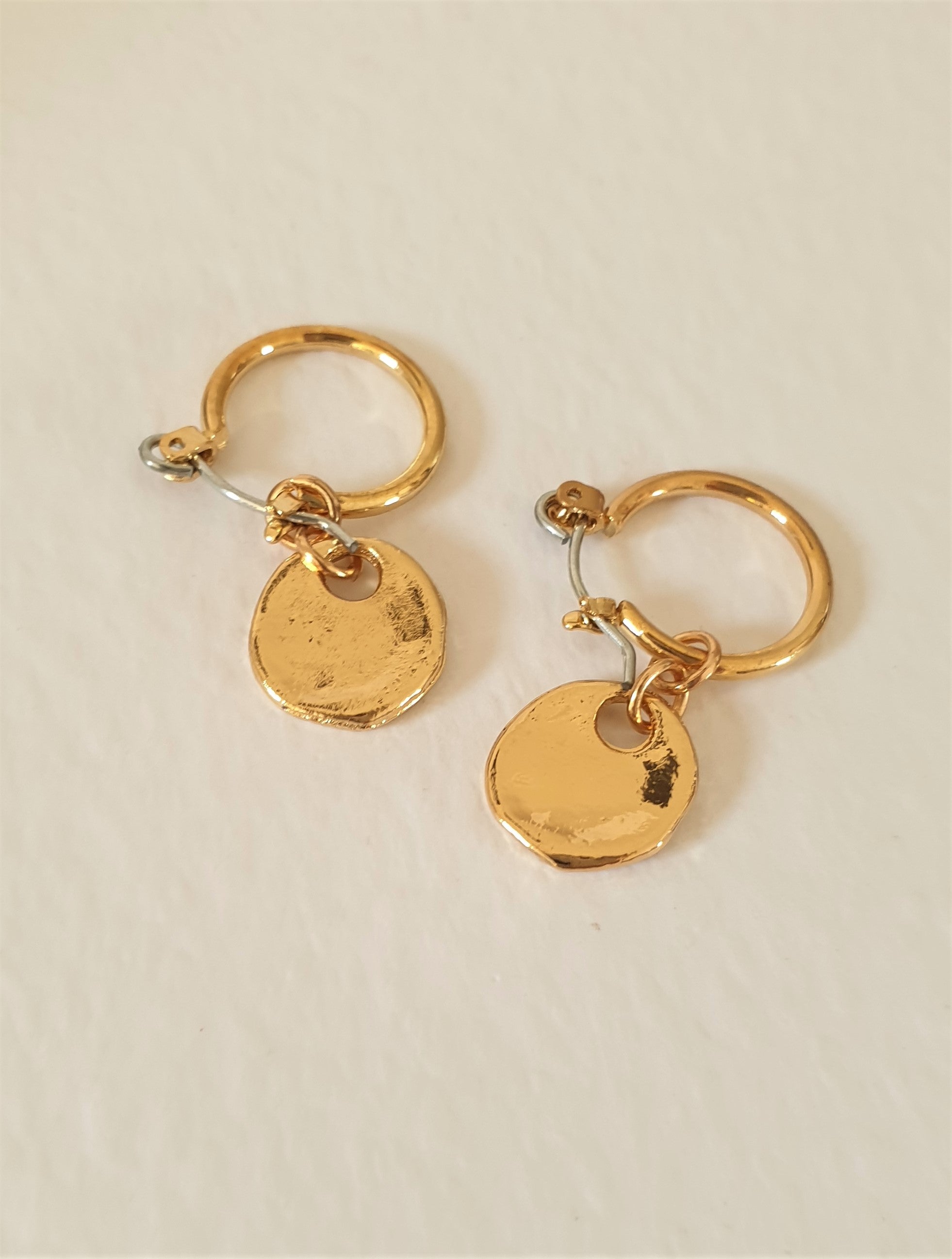 THE BETHANY GOLD-PLATED HOOPS