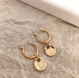 THE BETHANY GOLD-PLATED HOOPS