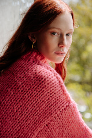 SUPER-CHUNKY BALLOON SLEEVE PULLOVER