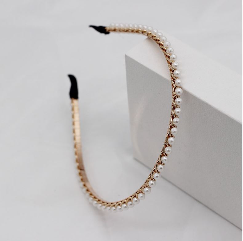 THE KRISTIN PEARL HAIR BAND SET