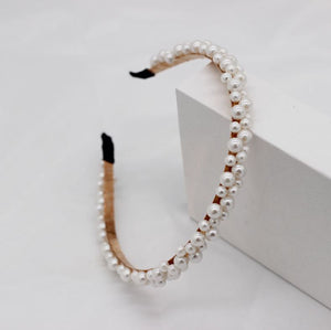 THE KRISTIN PEARL HAIR BAND SET