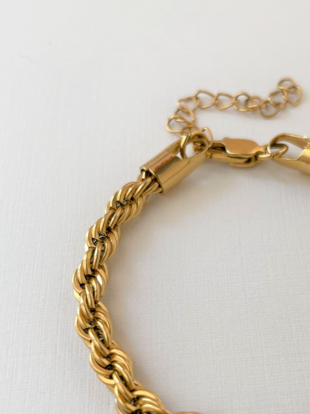 DOUBLE ROPE GOLD BRACELET