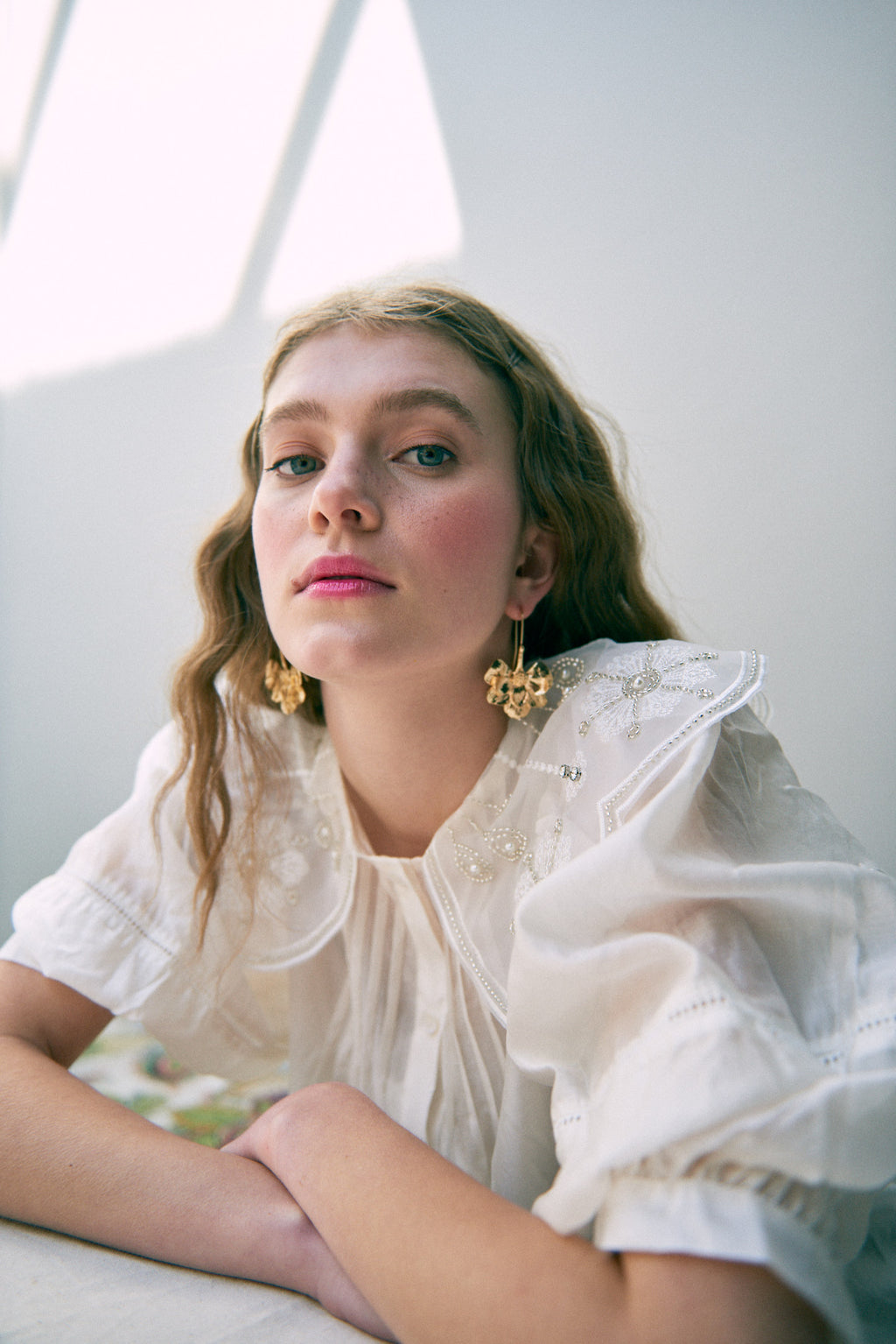 FLORAL DROP EARRINGS