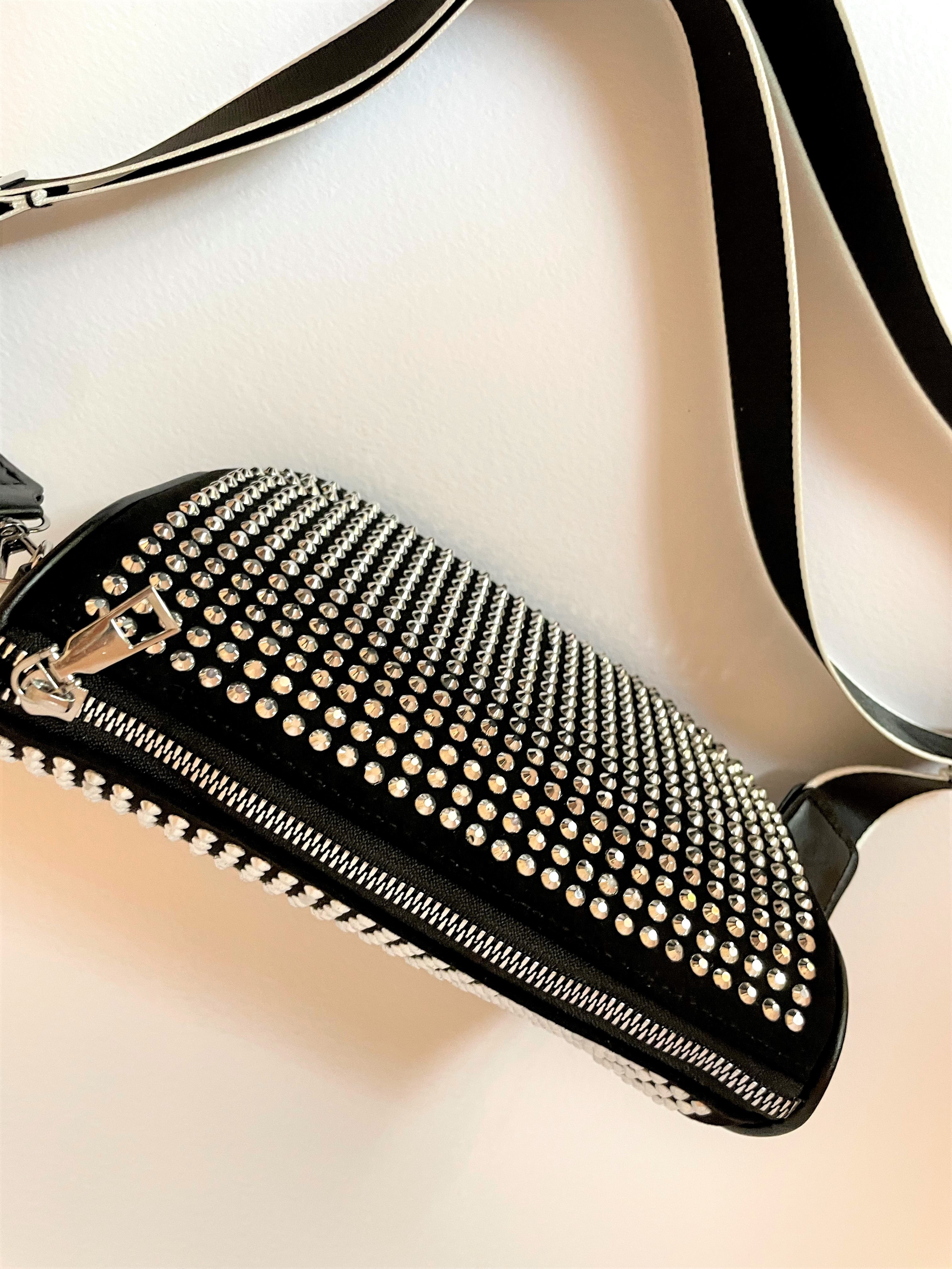 RHINESTONE CROSS-BODY BAG