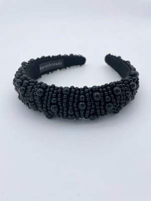 BLACK BEADED BAND