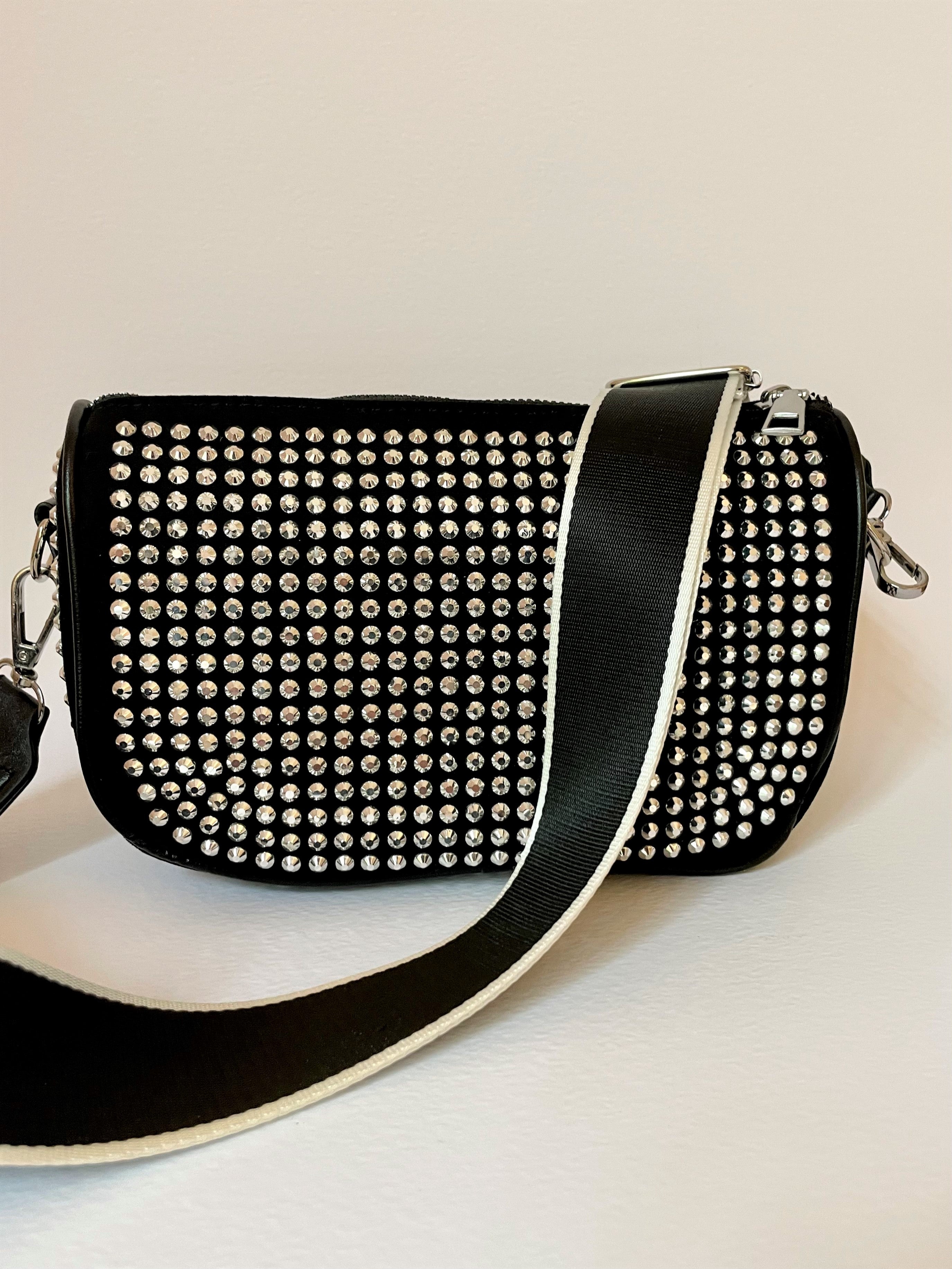 RHINESTONE CROSS-BODY BAG