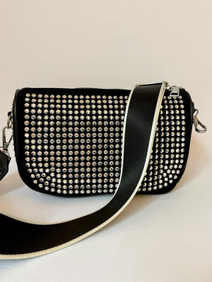 RHINESTONE CROSS-BODY BAG