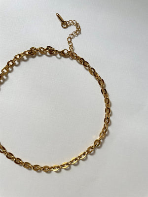 CHAIN LINK NECKLACE - GOLD PLATED