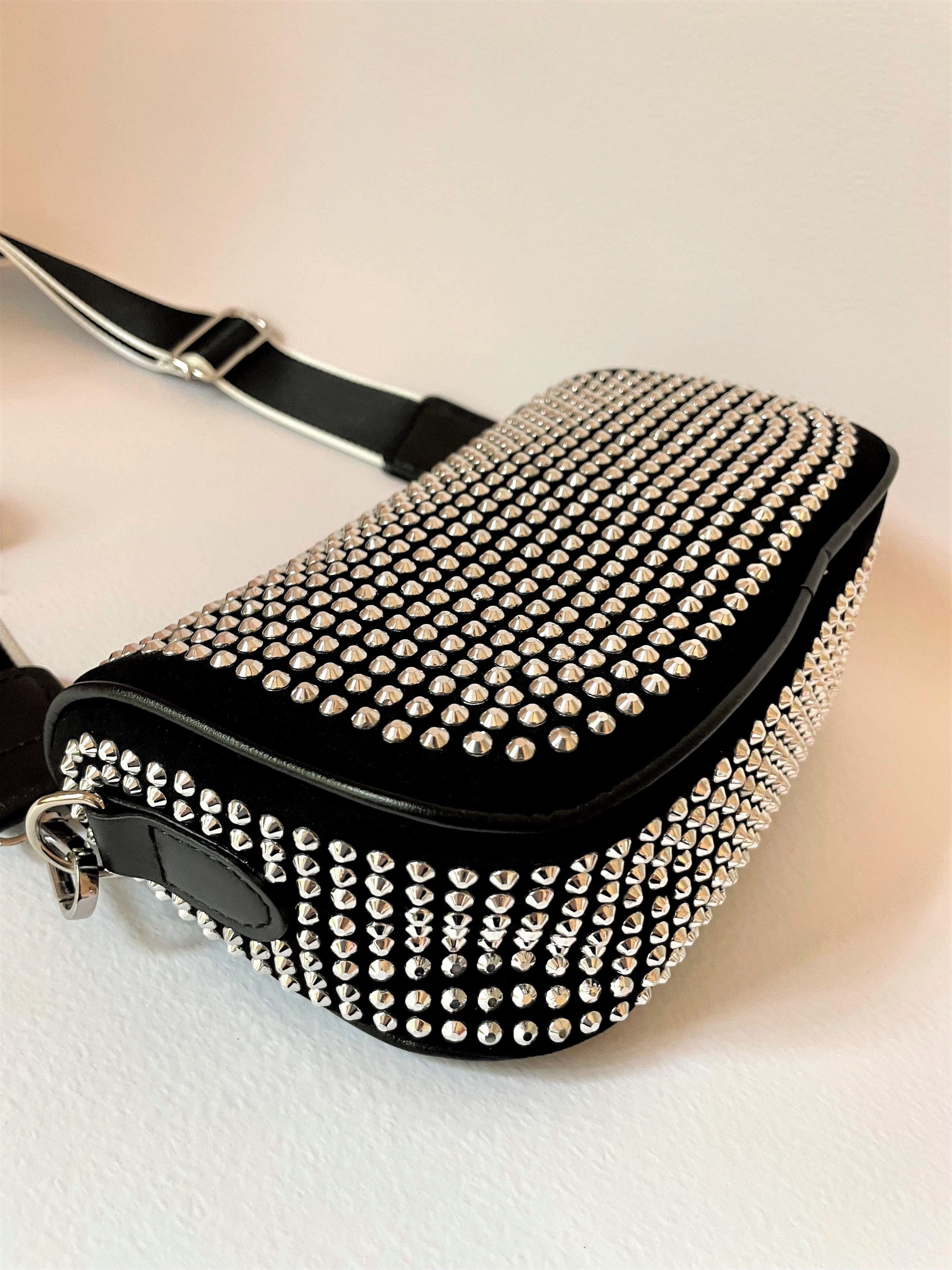 RHINESTONE CROSS-BODY BAG
