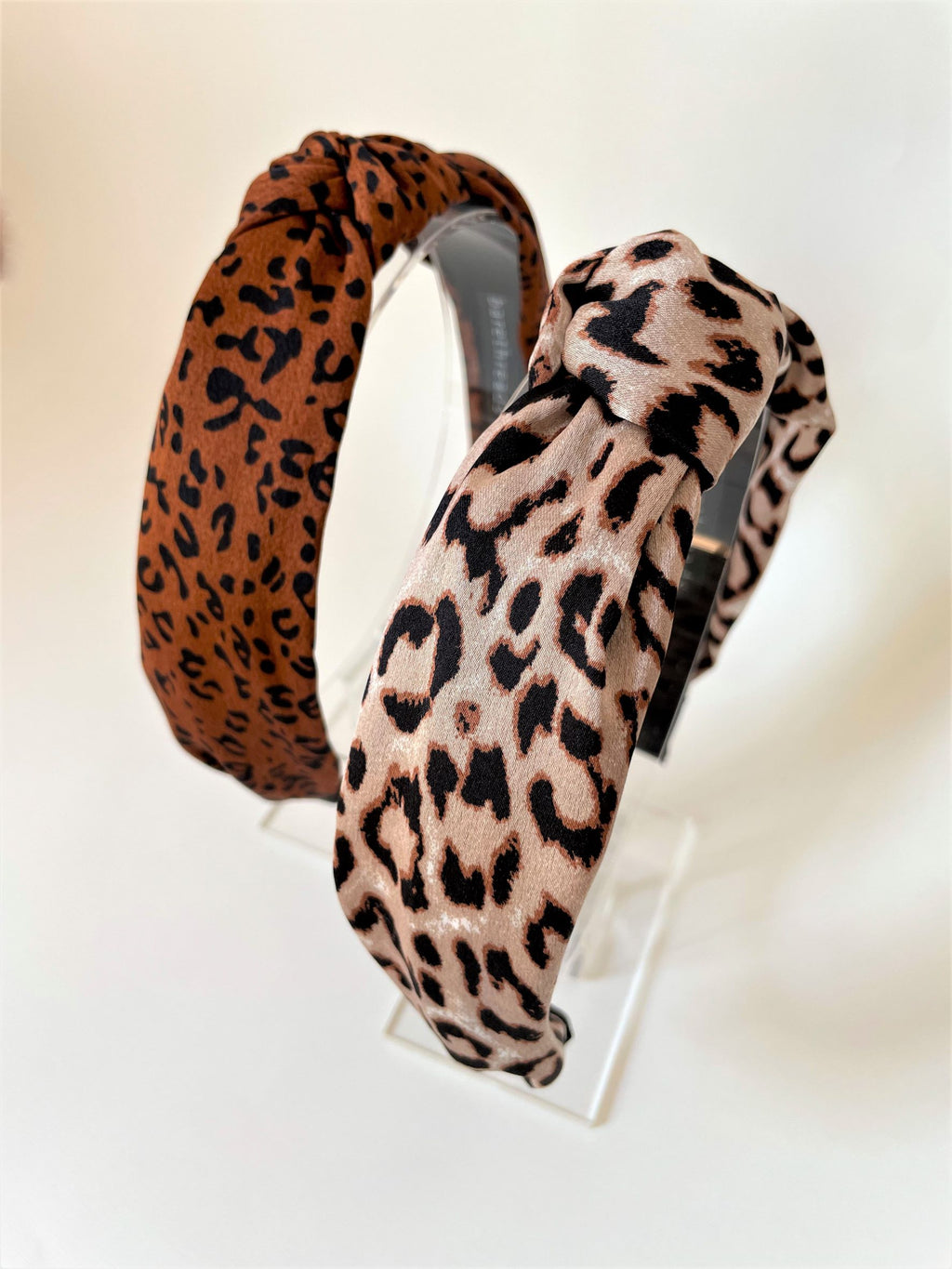 LUXE LEOPARD PRINT KNOTTED BANDS