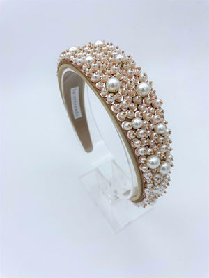 BRONZE PEARL ENCRUSTED BAND