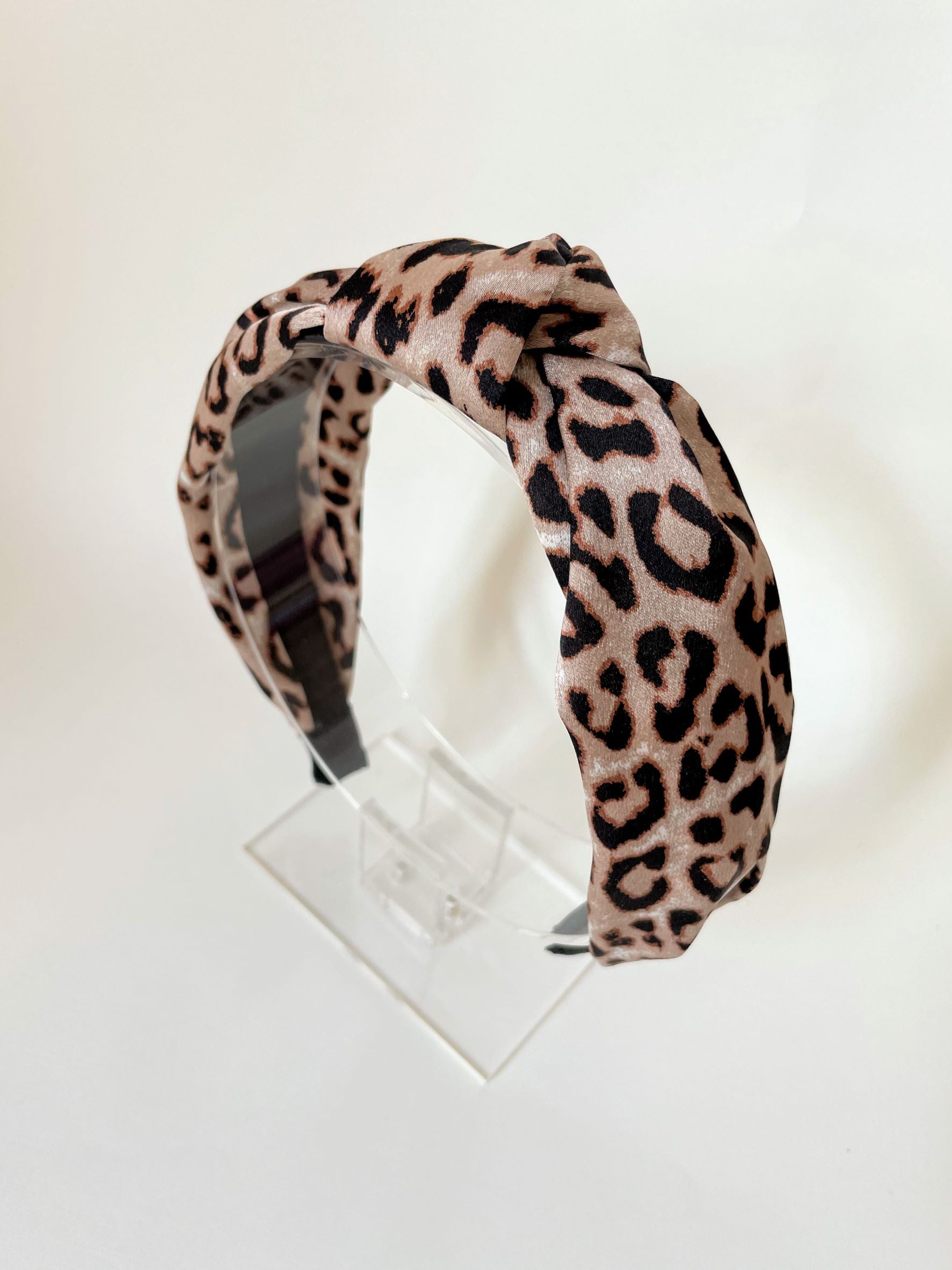 LUXE LEOPARD PRINT KNOTTED BANDS