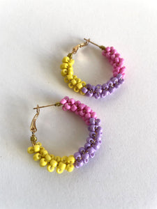 TRIO POPSICLE HOOP EARRINGS