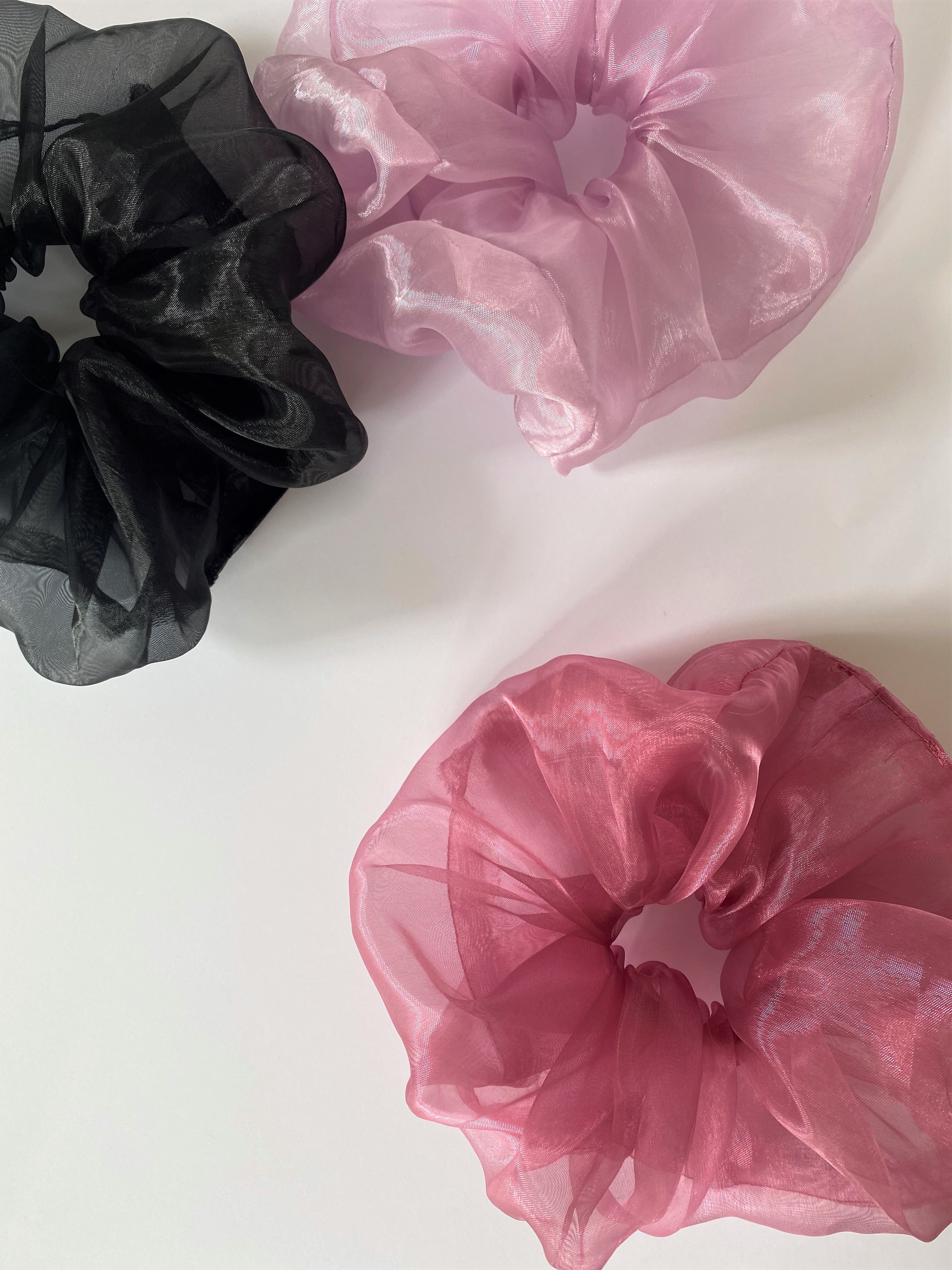 THE LOLLY ORGANZA SUPER SCRUNCHIES - SET OF 3