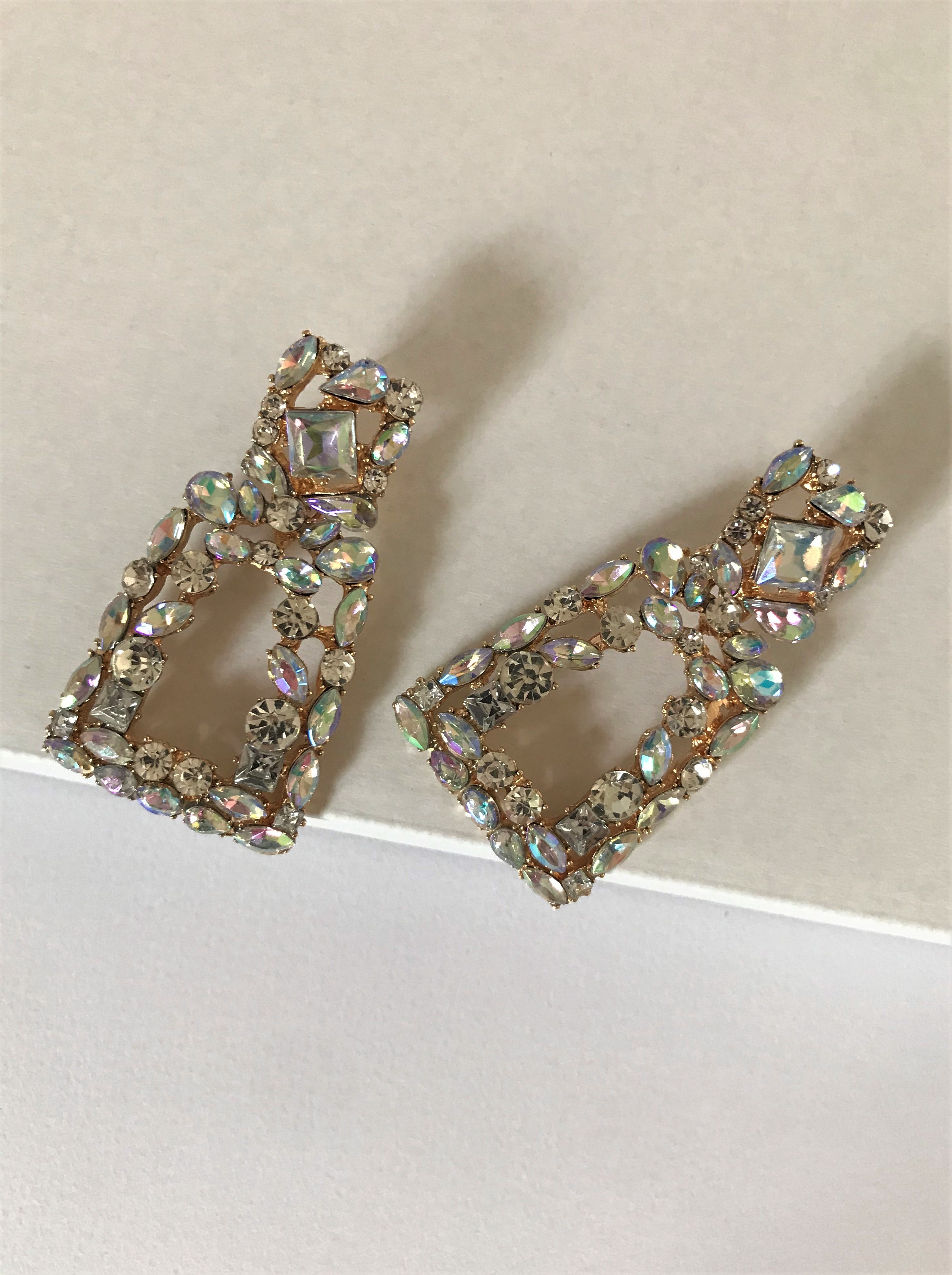 THE OCEANA EARRINGS - AQUA